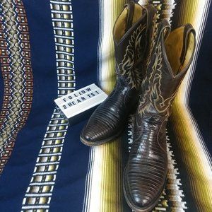 #678 Tony Luma Brown Western Cowboy Boots